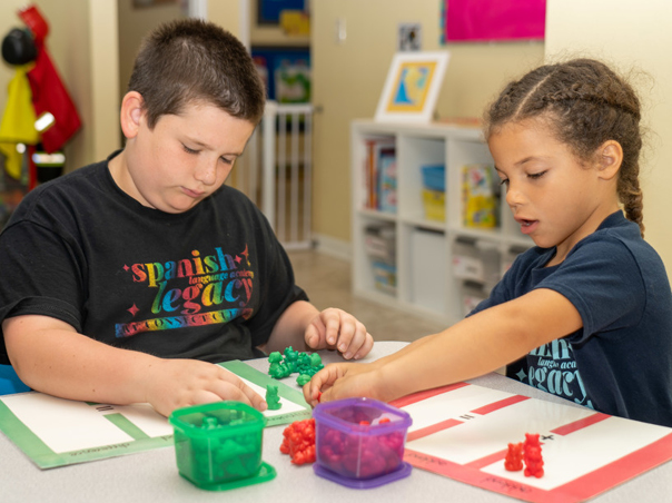 2 students Spanish Legacy art